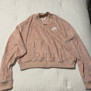 Nike sweater velvet pink